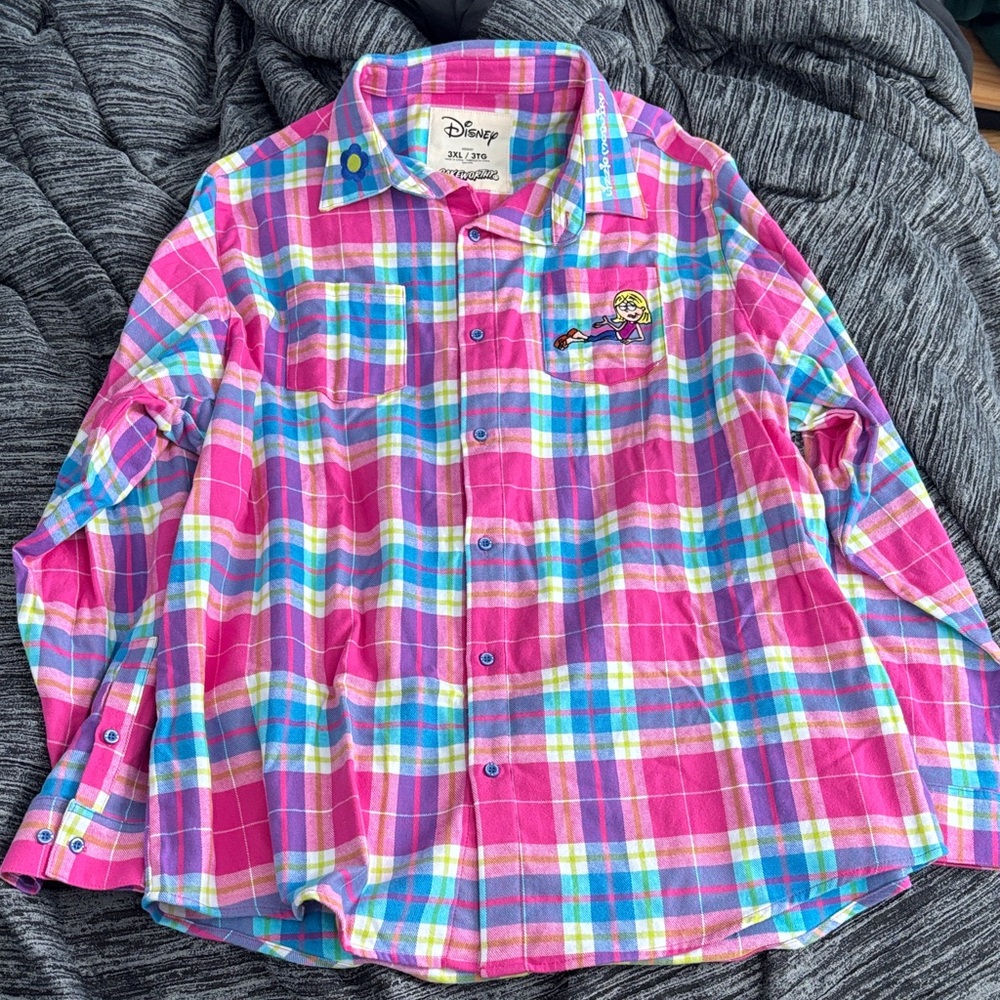 Cakeworthy Lizzie McGuire flannel NWOT